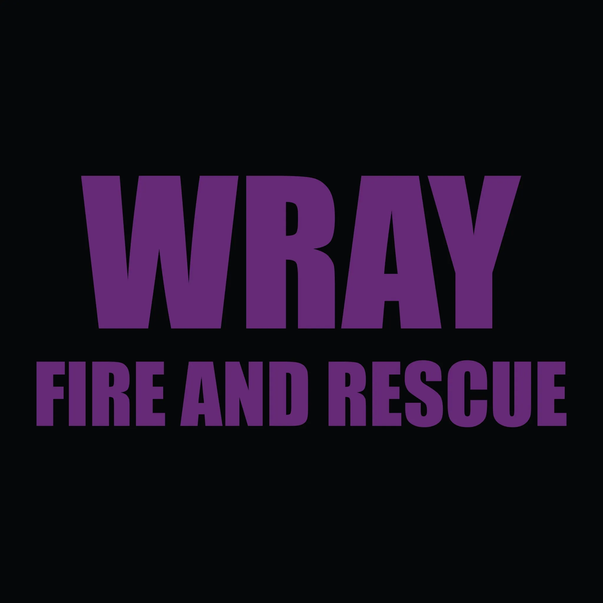 [WRAY FIRE & RESCUE] Utility Shirt [BLK/PRP]