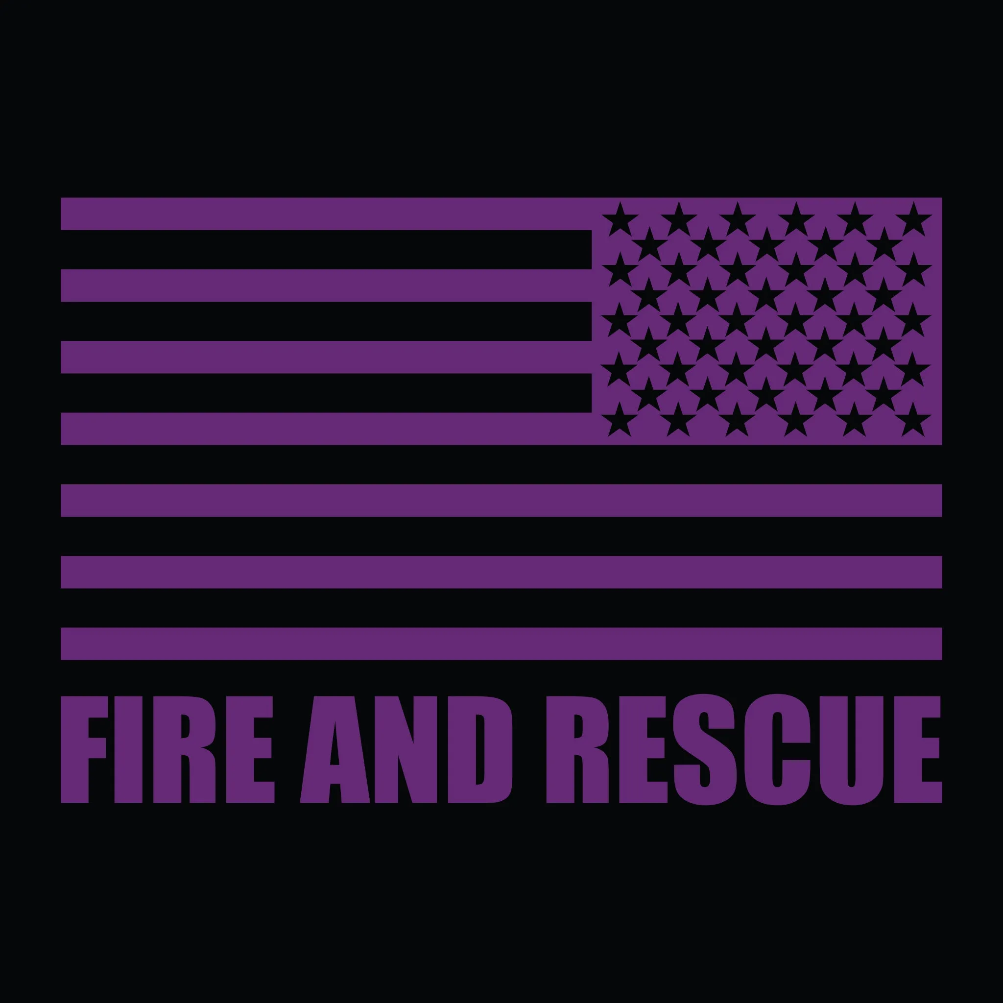 [WRAY FIRE & RESCUE] Utility Shirt [BLK/PRP]