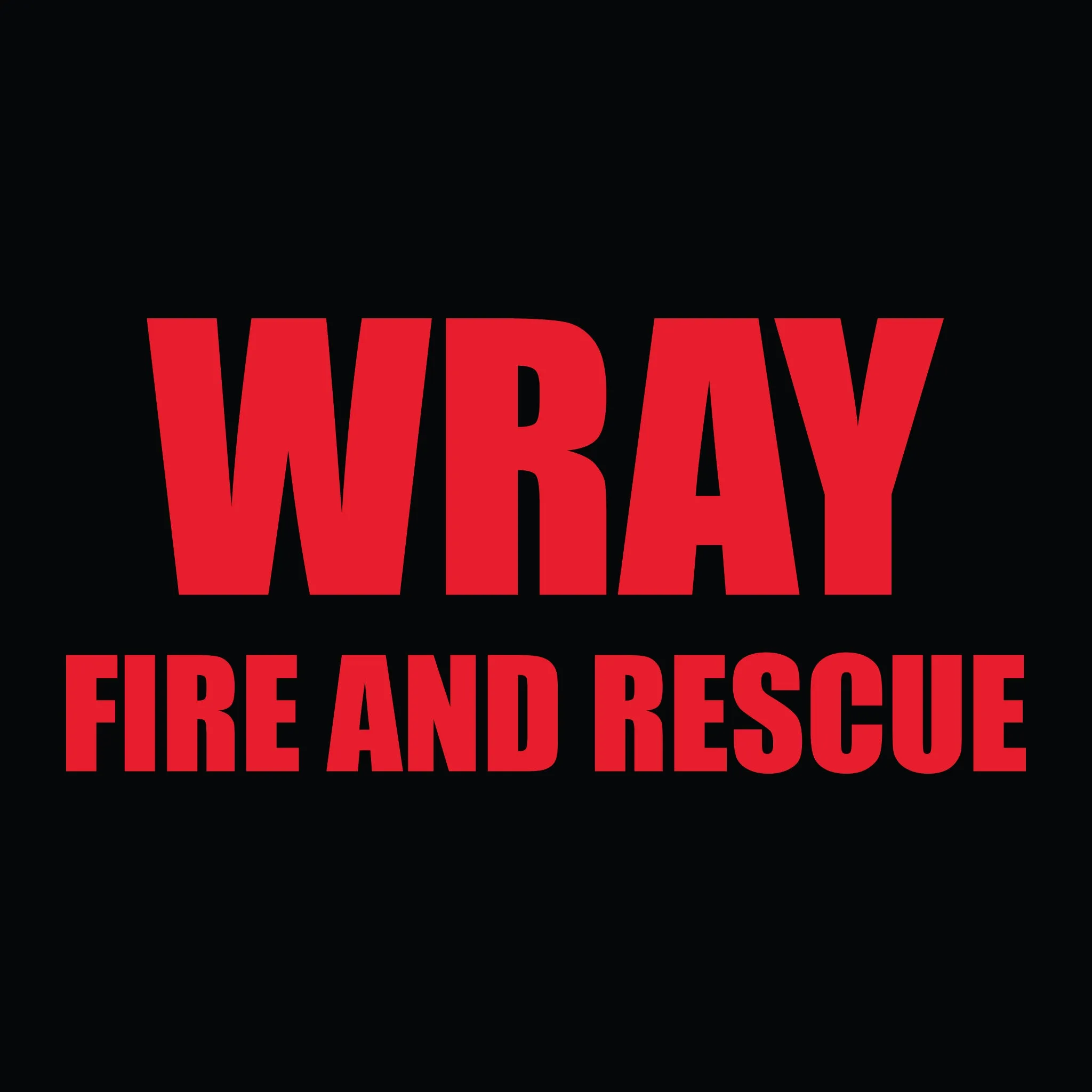 [WRAY FIRE & RESCUE] Utility Shirt [BLK/RED]