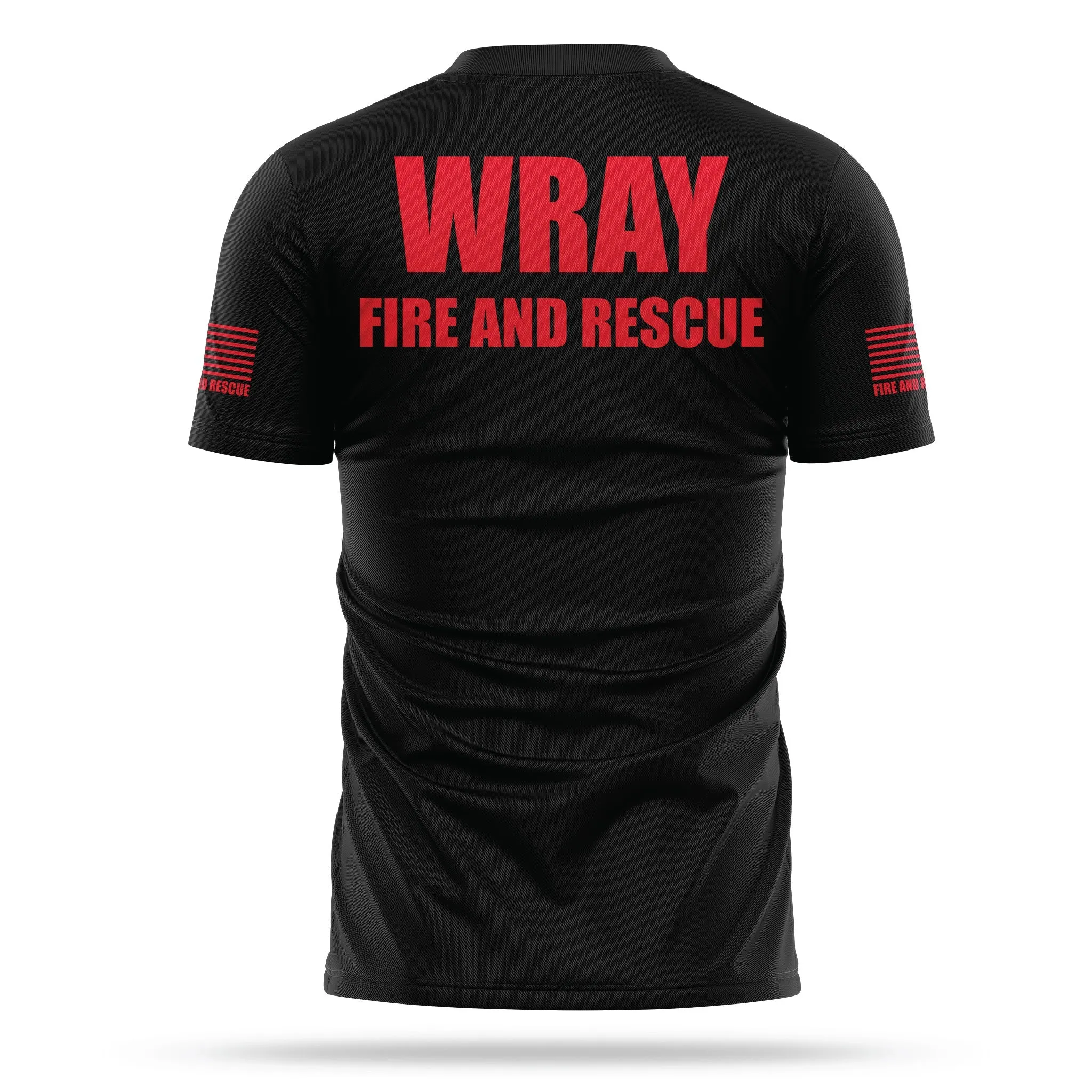 [WRAY FIRE & RESCUE] Utility Shirt [BLK/RED]