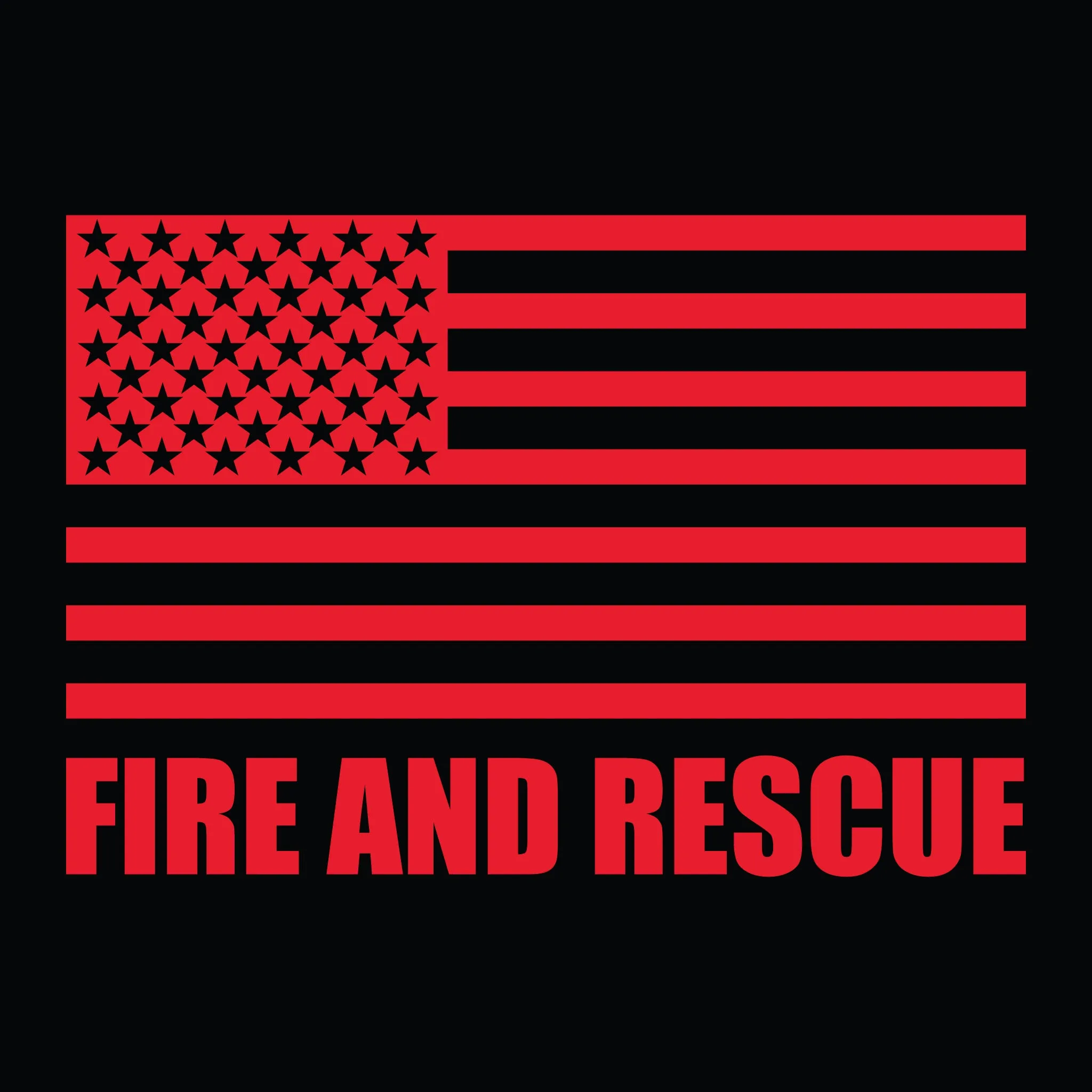 [WRAY FIRE & RESCUE] Utility Shirt [BLK/RED]