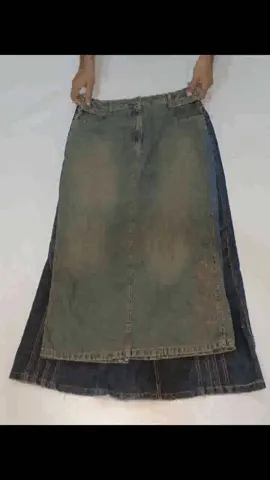 Y2K Maxi Magic: Denim Skirt Spectacular 🔥💥(S-167)