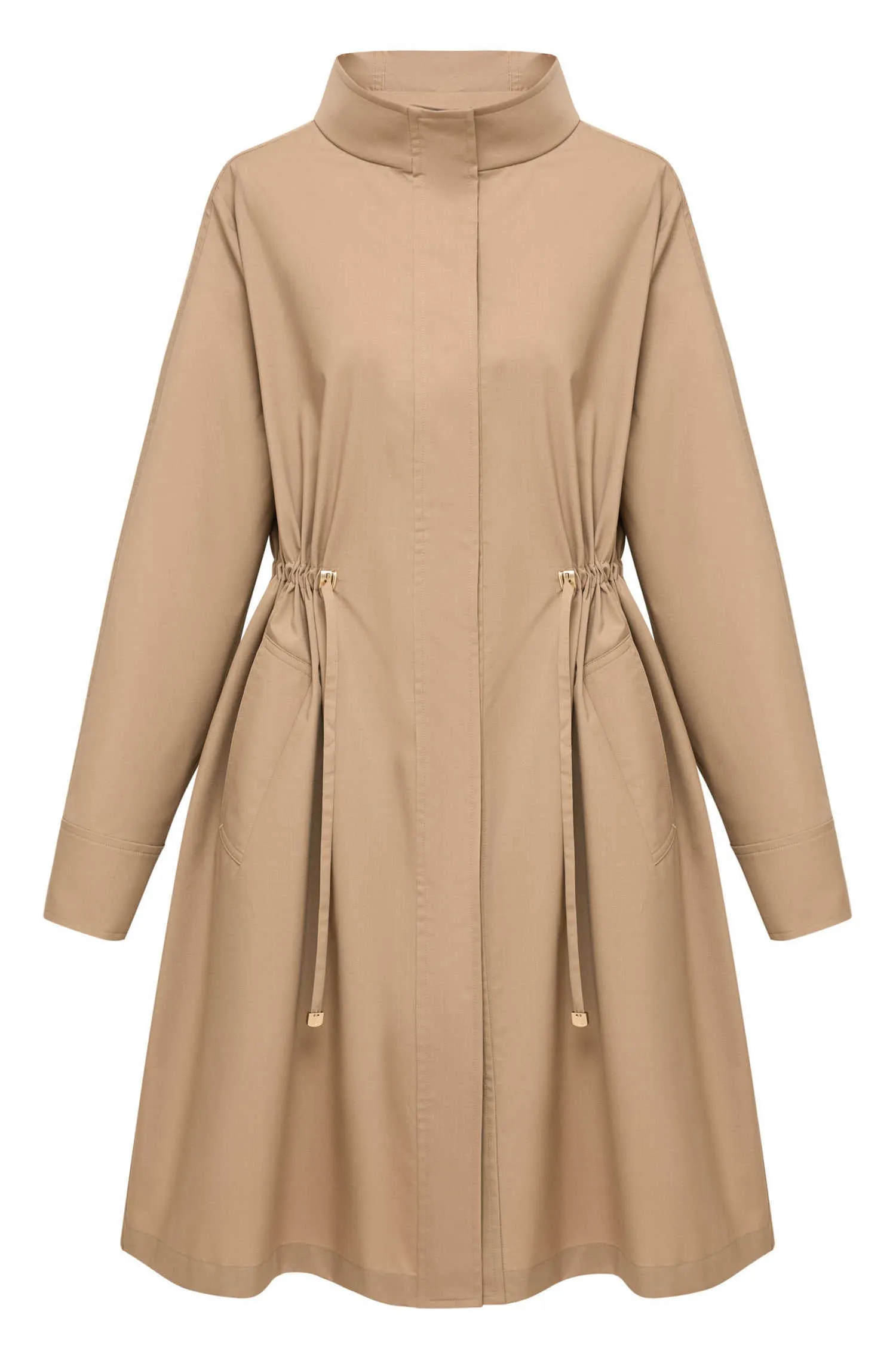 YAYING Silk Wool Trench Coat EPJPW7304AE