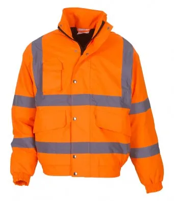 Yoko Hi-Vis Classic Bomber Jacket